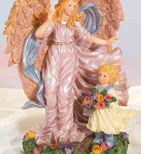 Porcelain Angel With Girl