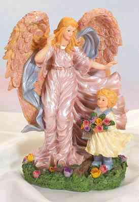 Porcelain Angel Porcelain Angel With Girl
