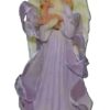 Purple-Fabric-Angel Fabric Ribbon Angel