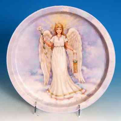 RE2808-L Metal Angel Serving Tray
