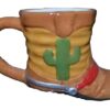 Southwest-1 Ceramic Boot Mug