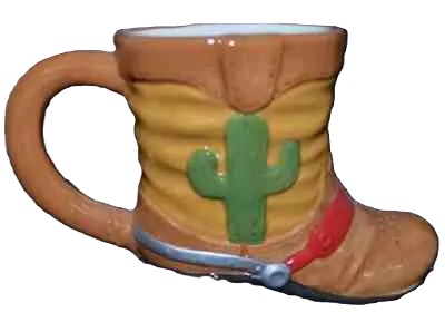 Southwest-1 Ceramic Boot Mug