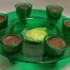 Round Glass Candle Holder