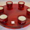 Round Glass Candle Holder
