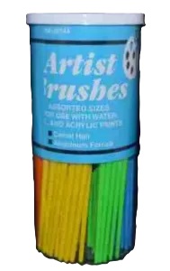 144 Camel Hair Artist Brushes