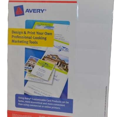 Avery-Blanks Avery Business Card Stock