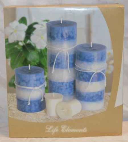 3 and 5 Piece Scented Candle Sets