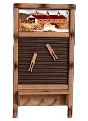 Washboard Magnetic Memo Board