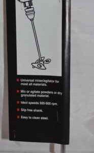 Mixing Paddle Agitator