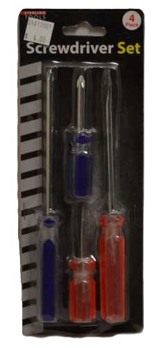 4-Piece Screwdriver Set
