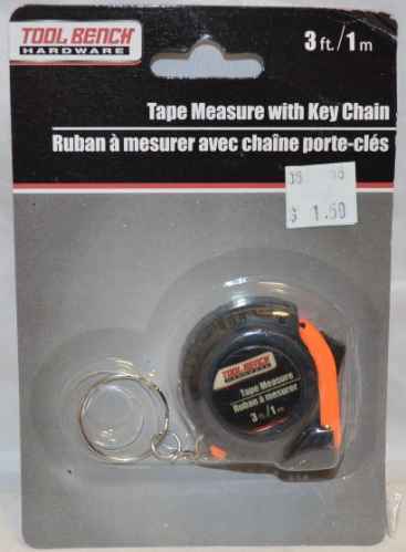 Tape Orange Key Chain Tape Measures