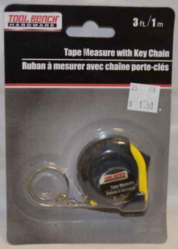 Tape Yellow Key Chain Tape Measures