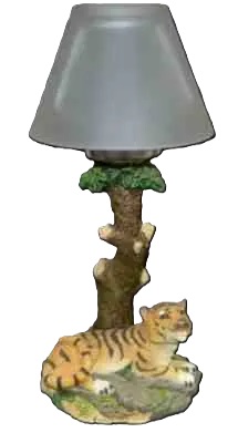 Tiger Candle Lamp