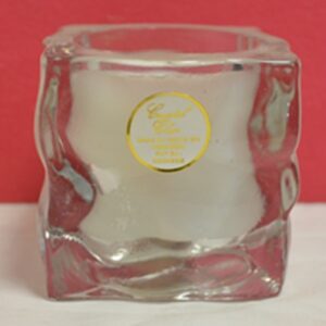 Vanilla Crystal Vanilla Scented Wax Candle in Crystal Holder